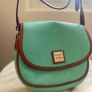 Dooney & Bourke Blue Leather Crossbody Bag